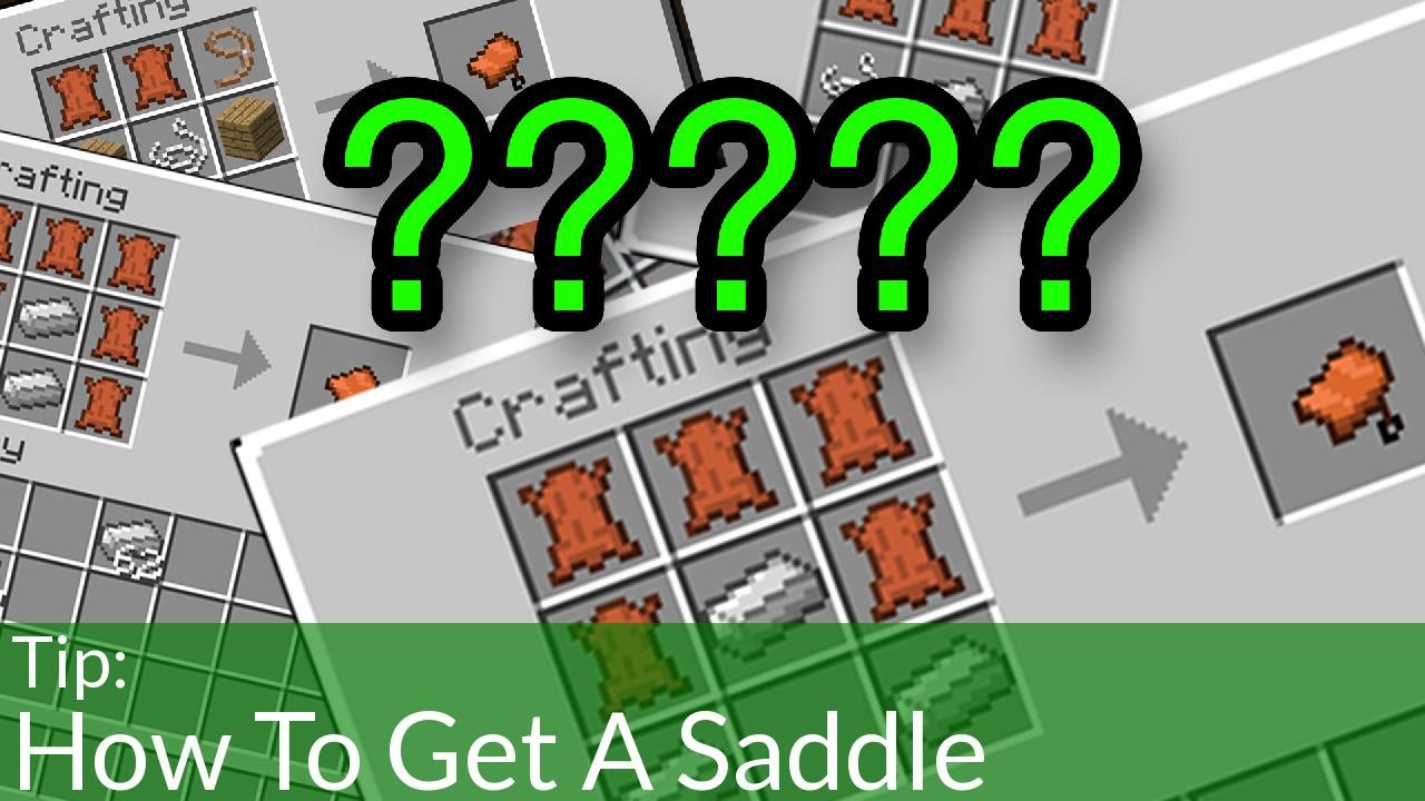 How To Make A Saddle In Minecraft?