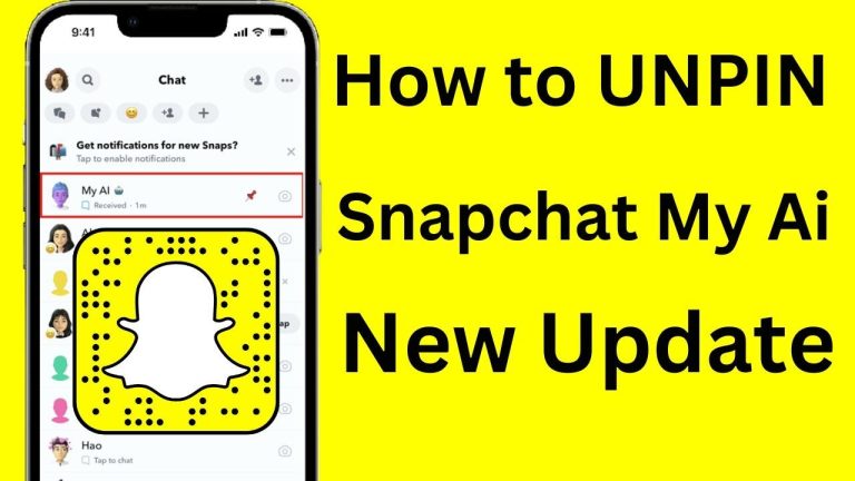 How to unpin AI on Snapchat without Snapchat Plus?