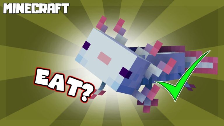 What Do Axolotls Eat in Minecraft?