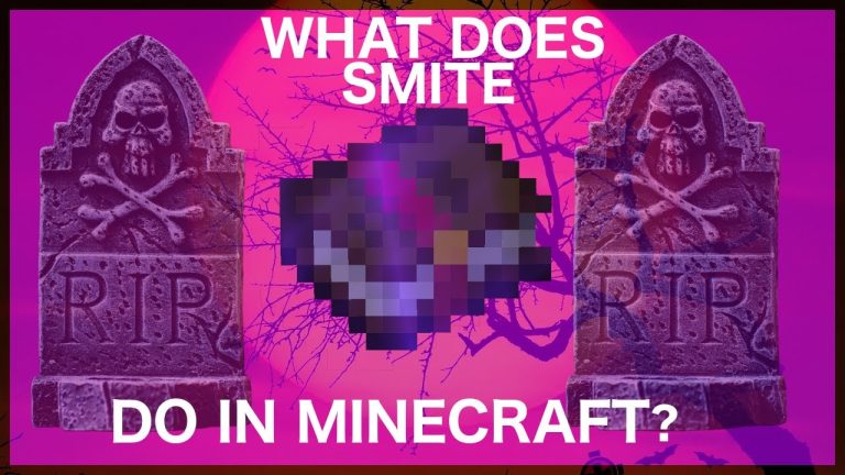What Does Smite Do in Minecraft? – When should I use Smite Minecraft?