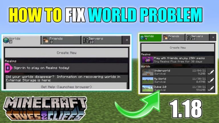 Why did my Minecraft world disappear?