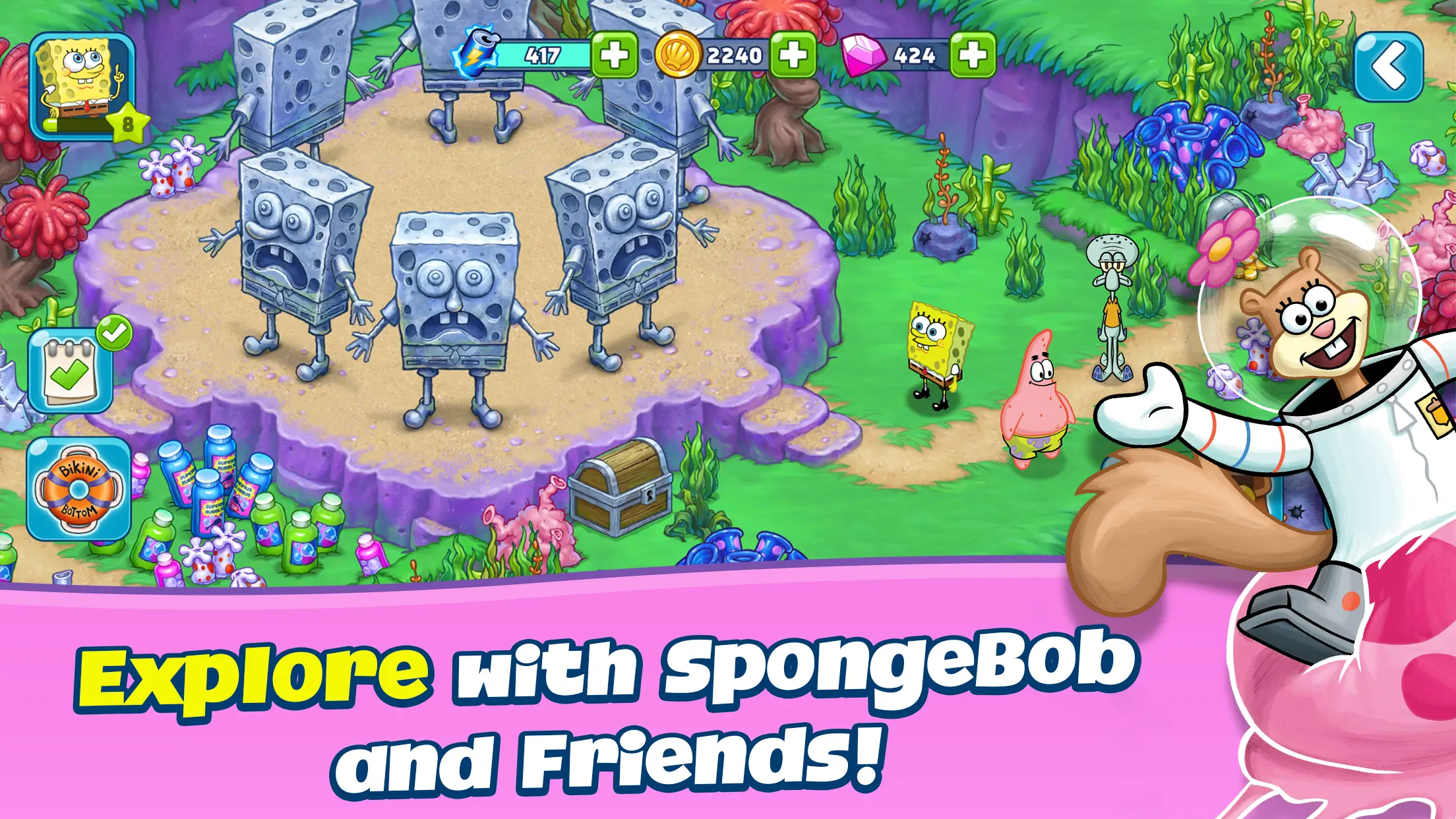 SpongeBob Adventures In A Jam MOD APK Screenshot 2